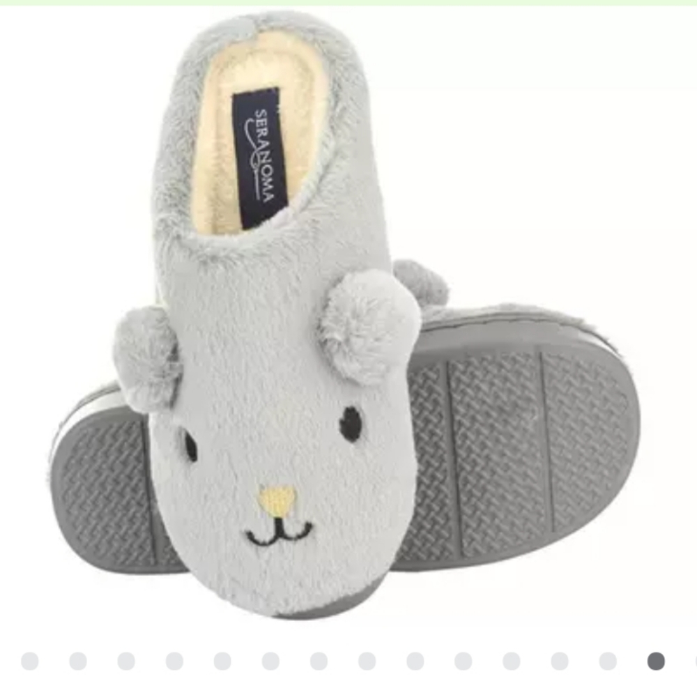 NWT Plush Animal Slippers Size Medium